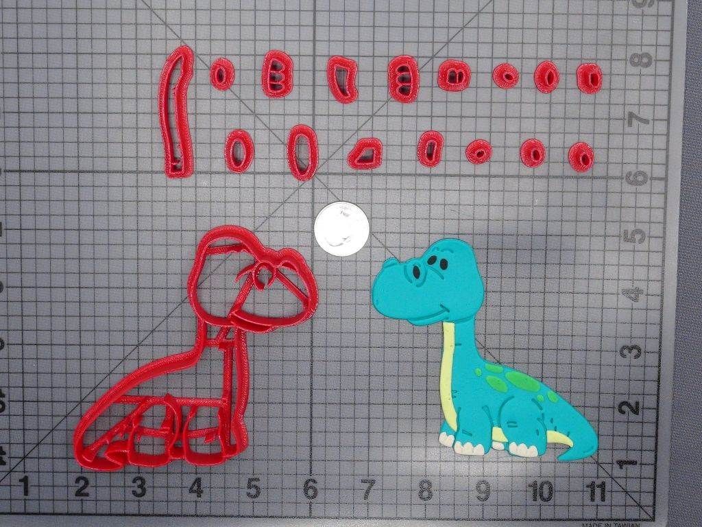 Brontosaurus Dinosaur 266-E897 Cookie Cutter Set