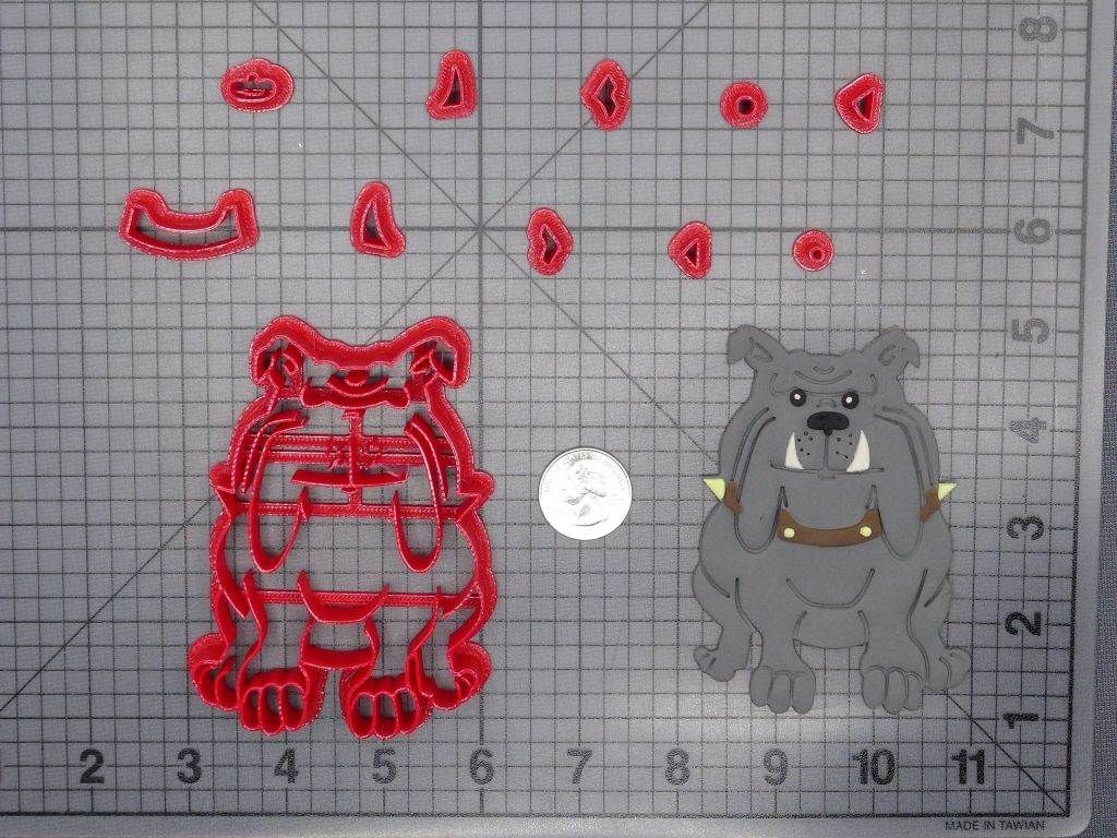 Bulldog Dog Body 266-F046 Cookie Cutter Set
