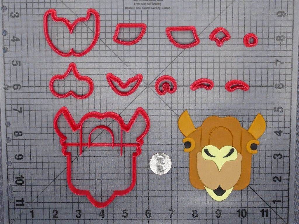 Camel Head 266-E552 Cookie Cutter Set