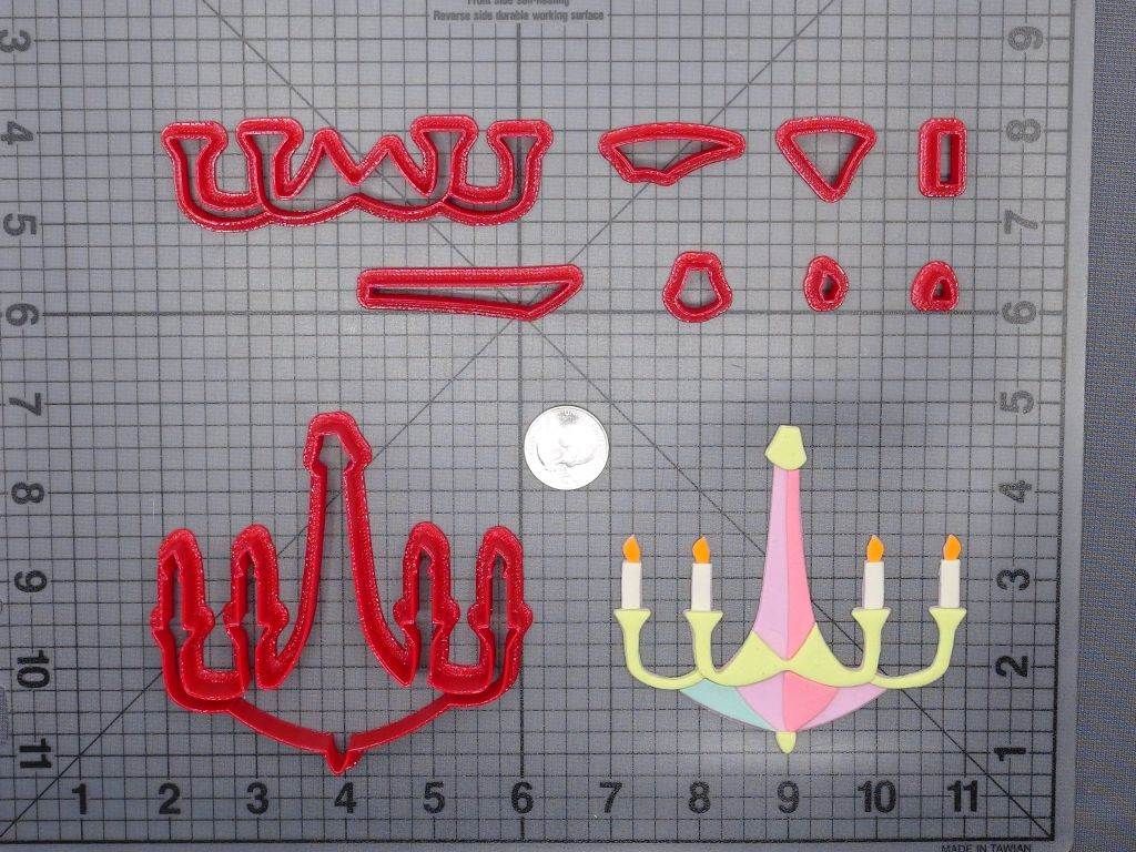 Candle Chandelier 266-E567 Cookie Cutter Set