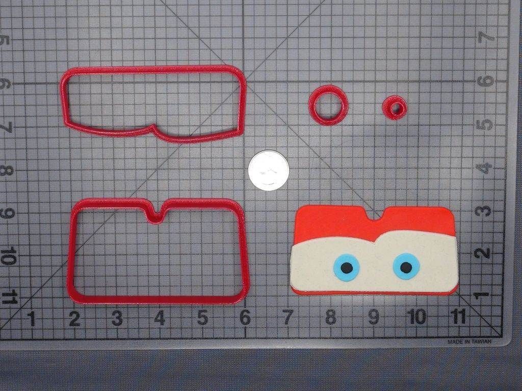 Cars - Lightning McQueen Eyes 266-E999 Cookie Cutter Set