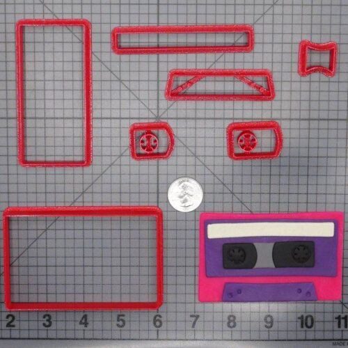 Cassette Tape 266-F119 Cookie Cutter Set