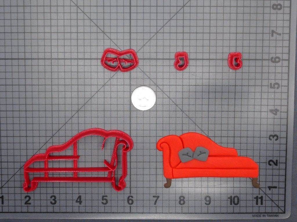 Chaise Lounge Chair 266-E392 Cookie Cutter Set