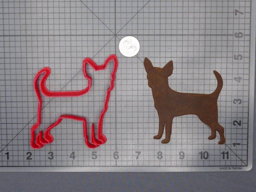 Chihuahua Dog Body 266-E984 Cookie Cutter Silhouette