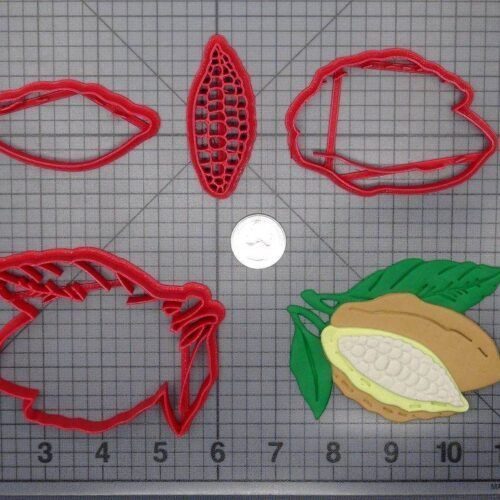 Cocoa Beans 266-E395 Cookie Cutter Set