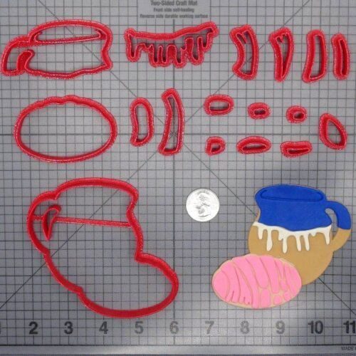 Concha and Coffee 266-F007 Cookie Cutter Set