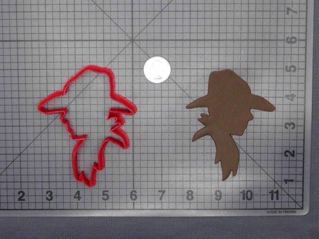 Cowboy Head 266-E235 Cookie Cutter Silhouette