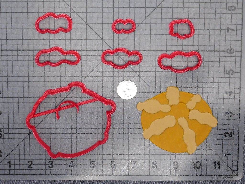 Day of the Dead - Pan de Muertos 266-F059 Cookie Cutter Set