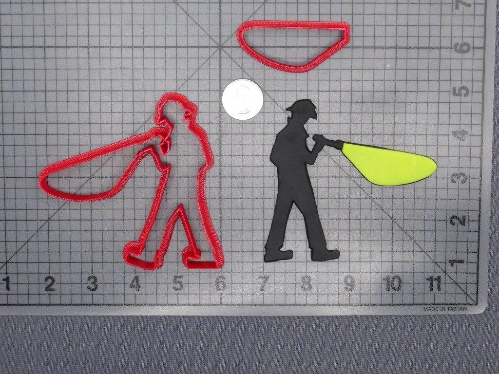 Detective Body 266-E817 Cookie Cutter Set