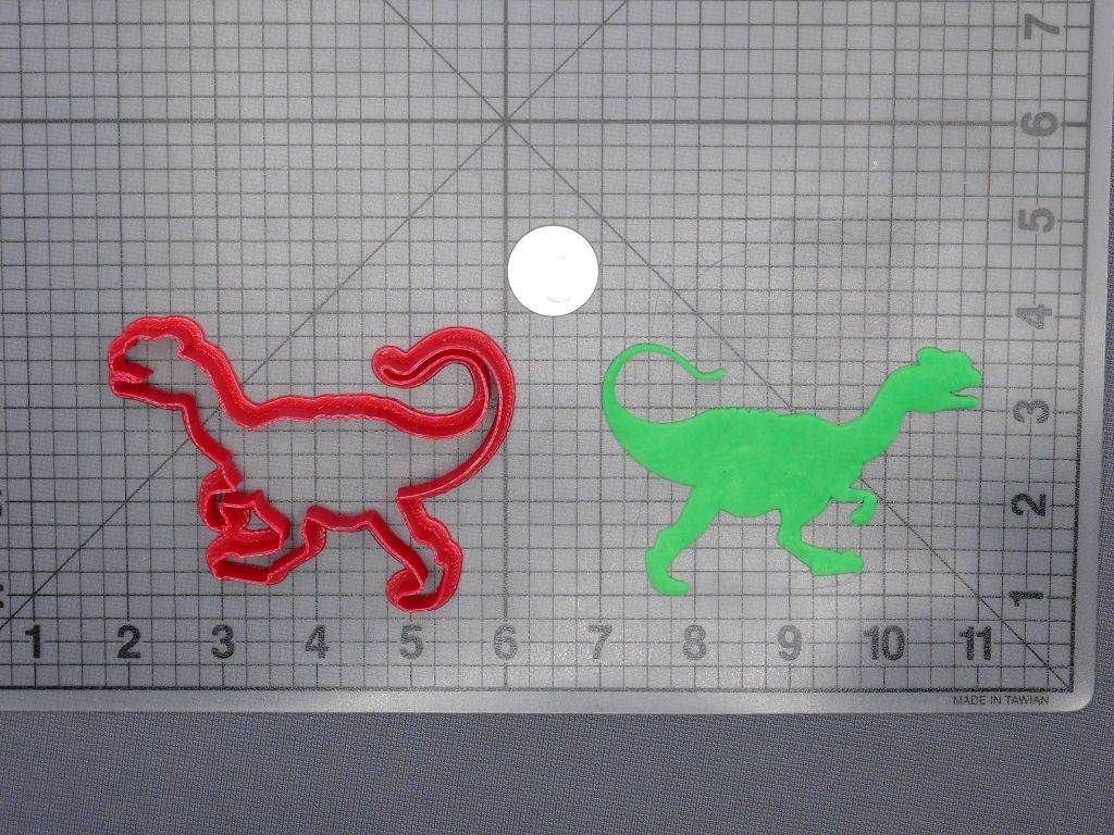 Dilophosaurus Dinosaur 266-E910 Cookie Cutter Silhouette
