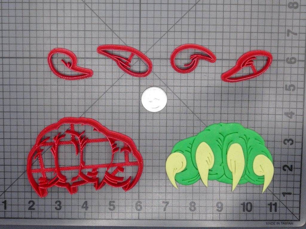 Dinosaur Claw 266-E390 Cookie Cutter Set