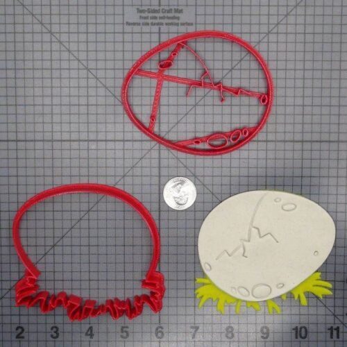 Dinosaur Egg 266-E427 Cookie Cutter Set