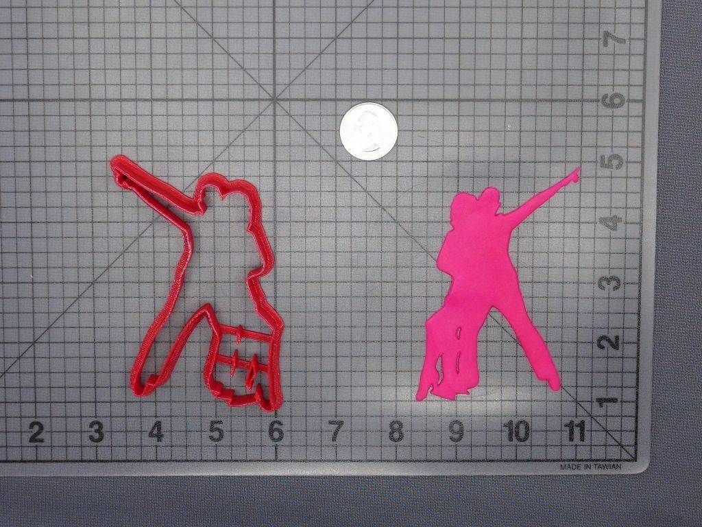Disco Dancing Couple 266-E308 Cookie Cutter
