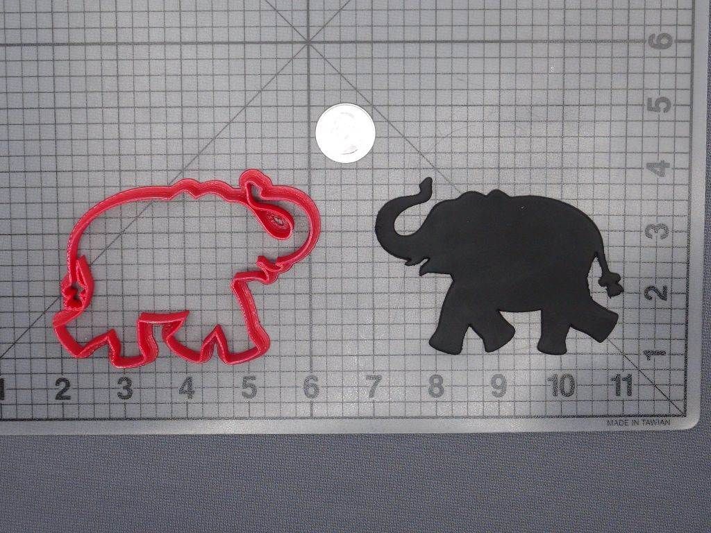 Elephant 266-E720 Cookie Cutter Silhouette