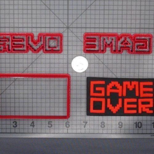 Game Over 266-E481 Cookie Cutter Set