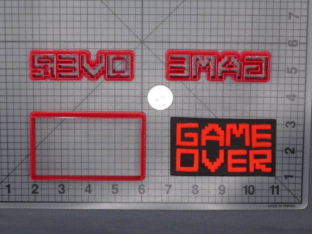 Game Over 266-E481 Cookie Cutter Set