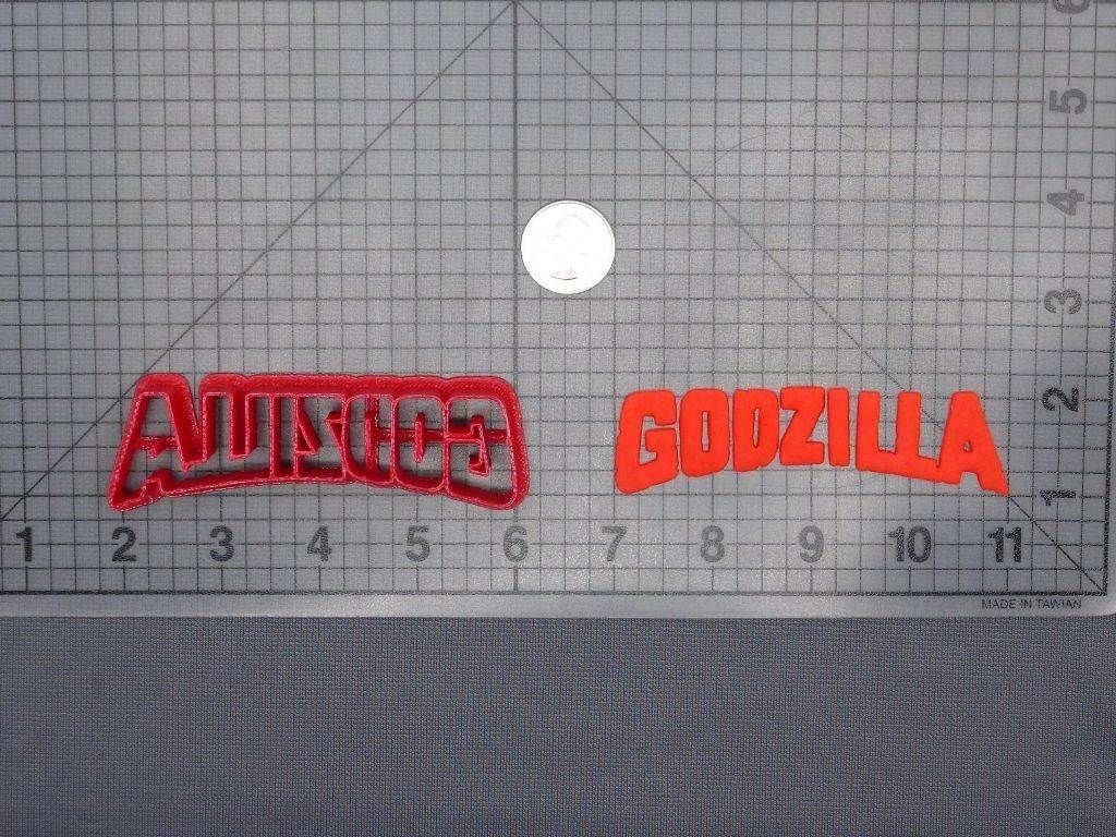 Godzilla Logo 266-E991 Cookie Cutter