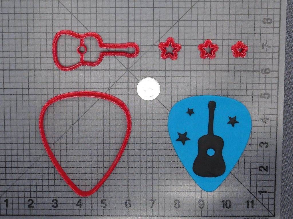 Guitar Pick 266-E492 Cookie Cutter Set