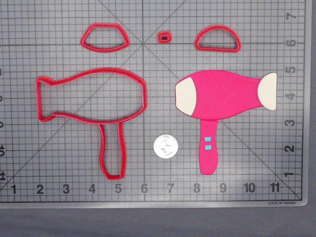 Hair Dryer 266-E528 Cookie Cutter Set