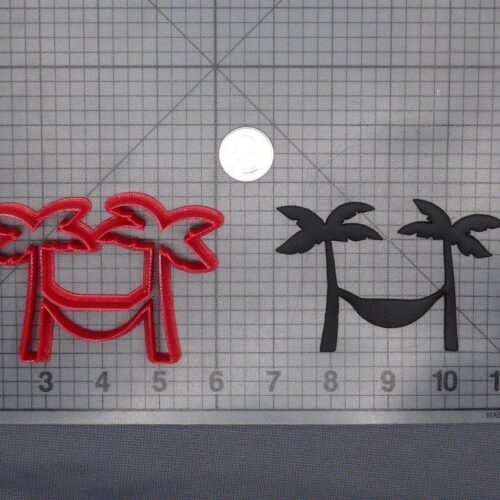 Hammock with Trees 266-E437 Cookie Cutter Silhouette