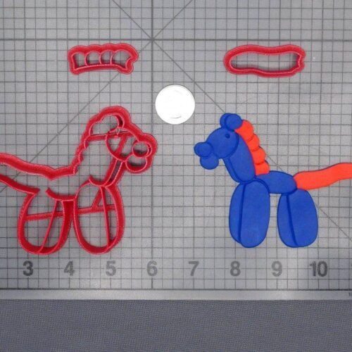 Horse Balloon 266-F061 Cookie Cutter Set