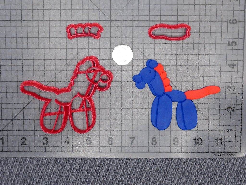 Horse Balloon 266-F061 Cookie Cutter Set