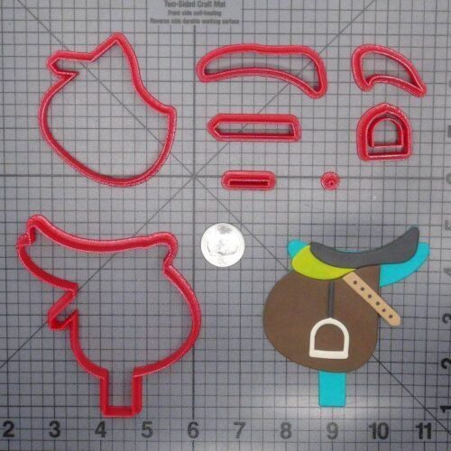 Horse Saddle 266-E888 Cookie Cutter Set