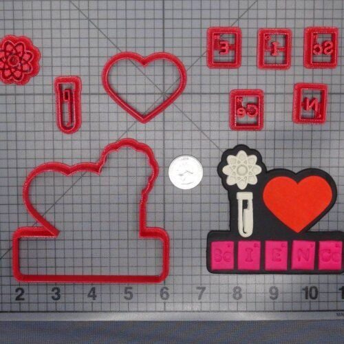 I Love Science 266-E459 Cookie Cutter Set