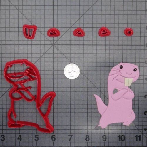 Kim Possible - Rufus Naked Mole Rat 266-E856 Cookie Cutter Set