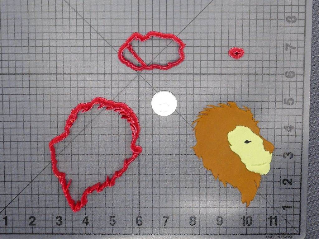 Lion Head 266-E637 Cookie Cutter Set