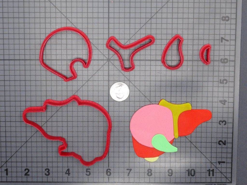 Liver 266-E887 Cookie Cutter Set