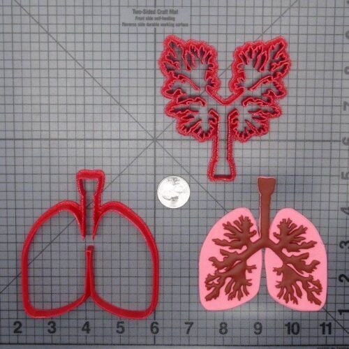 Lungs 266-E515 Cookie Cutter Set