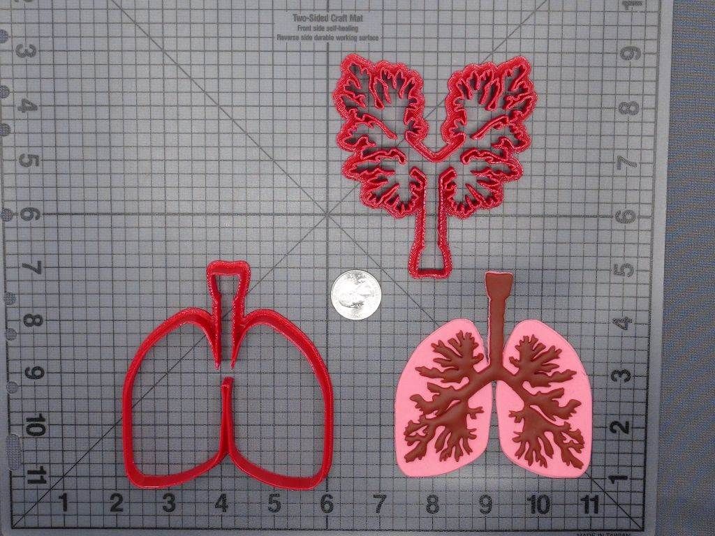 Lungs 266-E515 Cookie Cutter Set