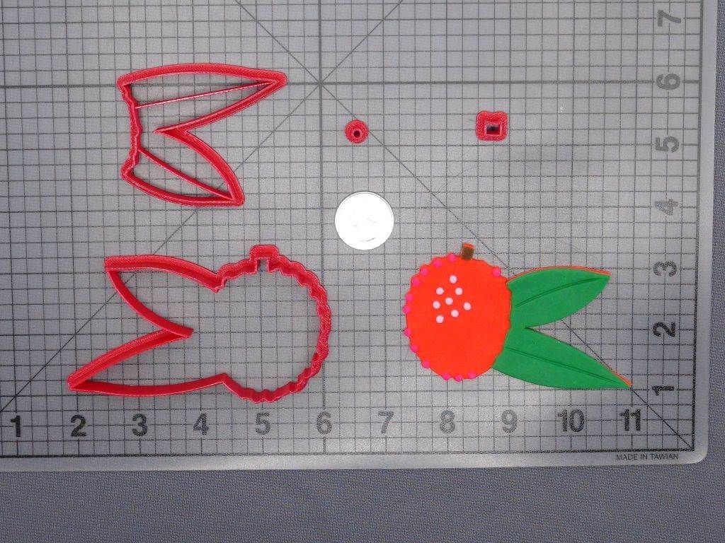 Lychee Fruit 266-E801 Cookie Cutter Set