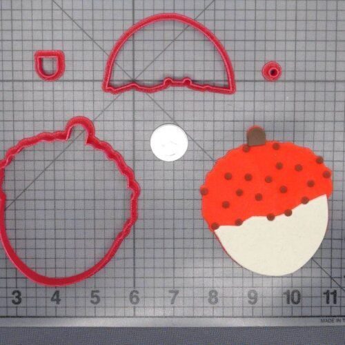 Lychee Fruit 266-E837 Cookie Cutter Set