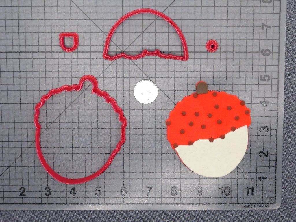 Lychee Fruit 266-E837 Cookie Cutter Set