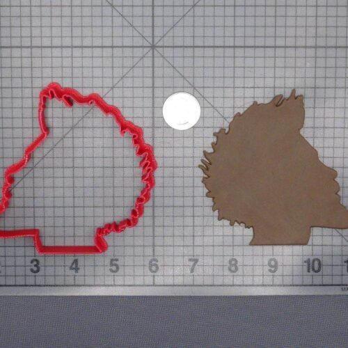 Man Head 266-E836 Cookie Cutter Silhouette