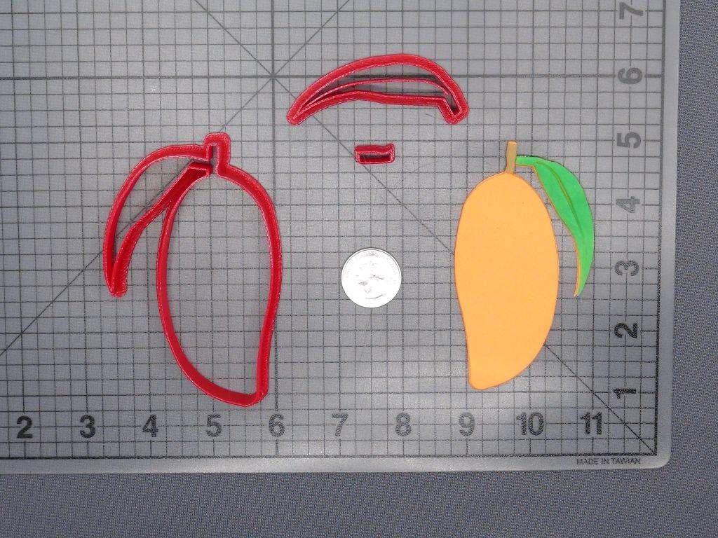 Mango Fruit 266-E839 Cookie Cutter Set
