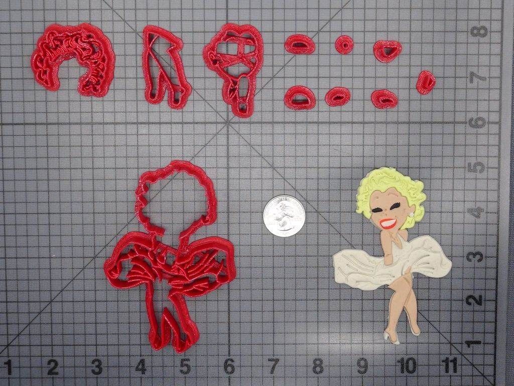 Marilyn Monroe Body 266-E892 Cookie Cutter Set