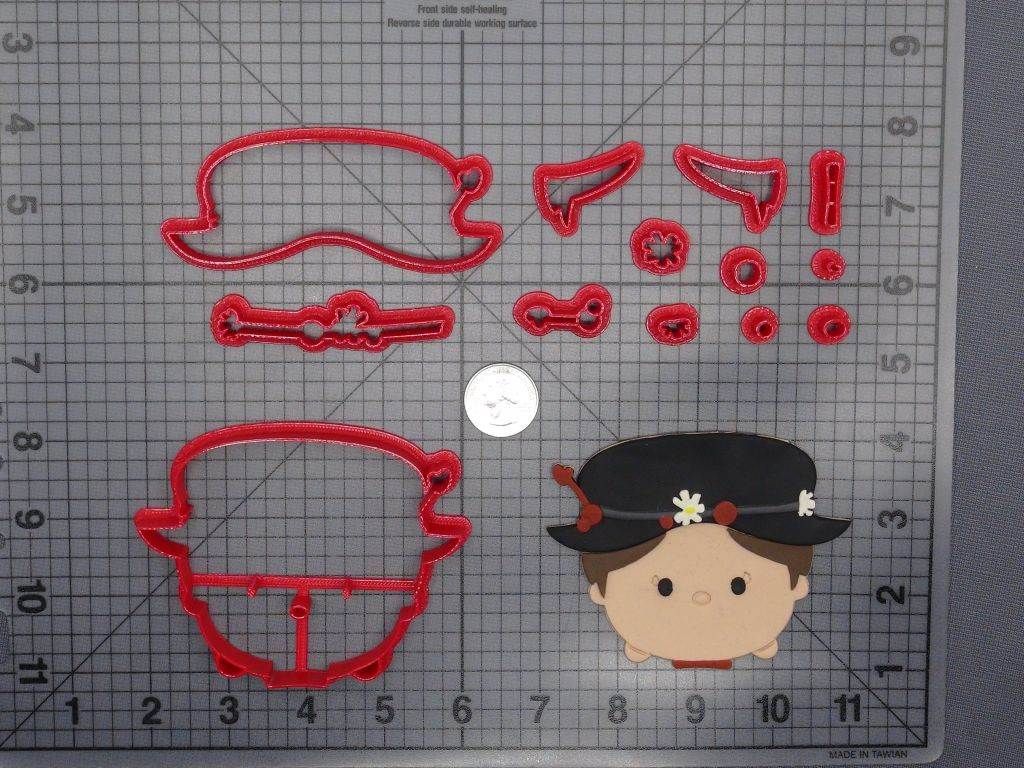 Mary Poppins Kawaii Body 266-E298 Cookie Cutter Set