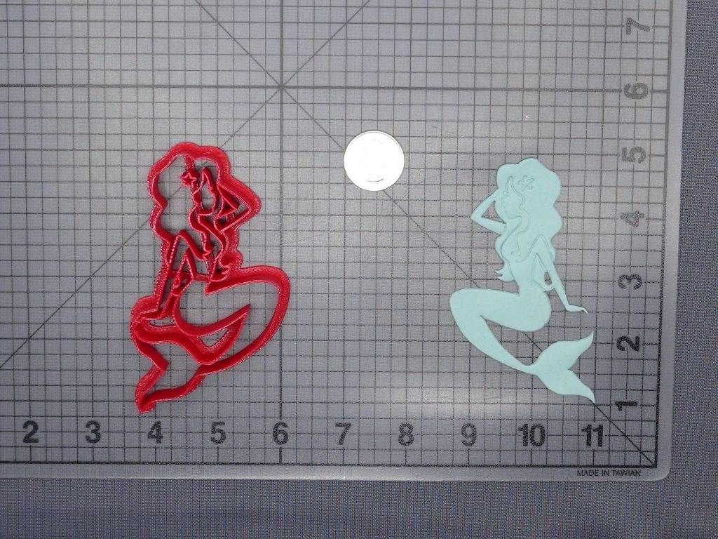 Mermaid Body 266-E504 Cookie Cutter