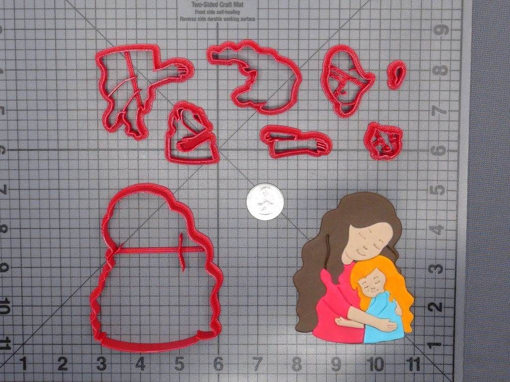 Mother and Daughter 266-E643 Cookie Cutter Set