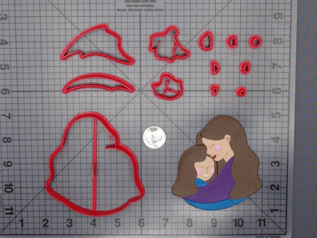 Mother and Daughter 266-F022 Cookie Cutter Set