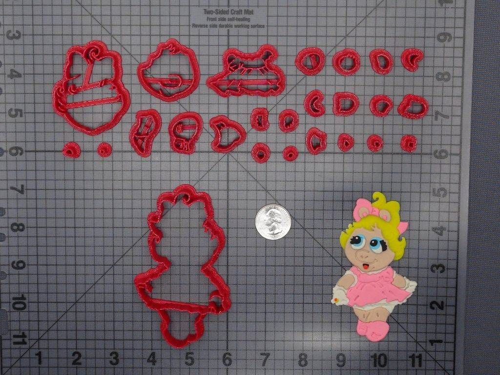 Muppets - Miss Piggy Baby Body 266-E853 Cookie Cutter Set