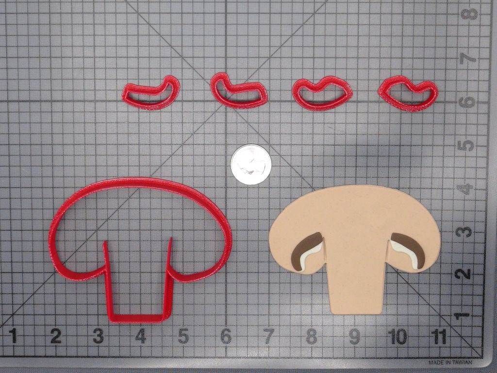 Mushroom 266-F166 Cookie Cutter Set