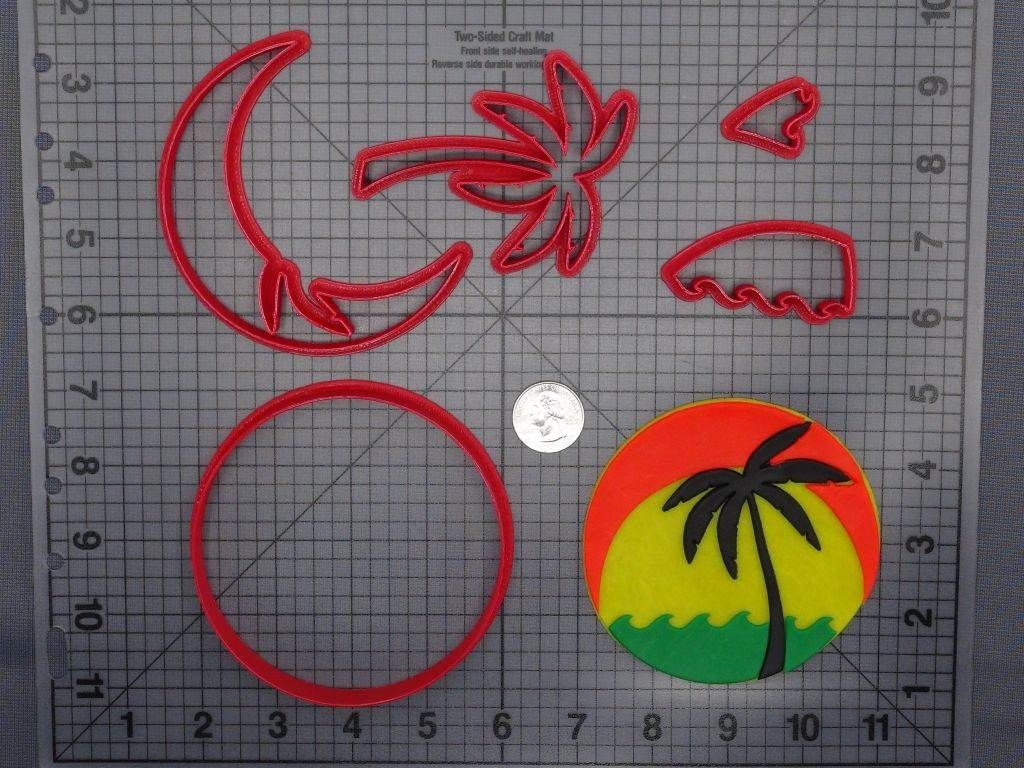 Ocean Sunset 266-E381 Cookie Cutter Set