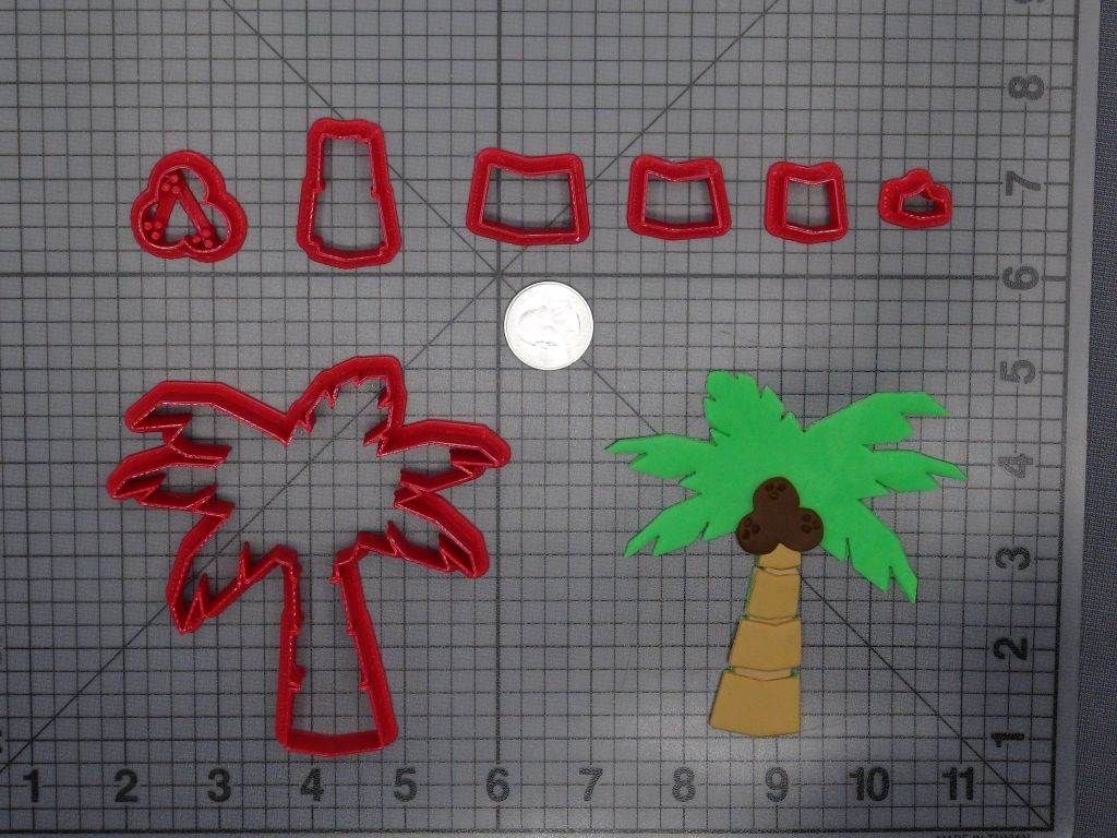 Palm Tree 266-E156 Cookie Cutter Set