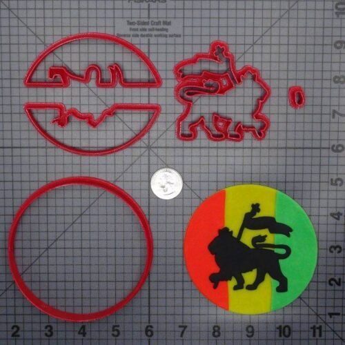 Rastafari Lion of Judah 266-E380 Cookie Cutter Set