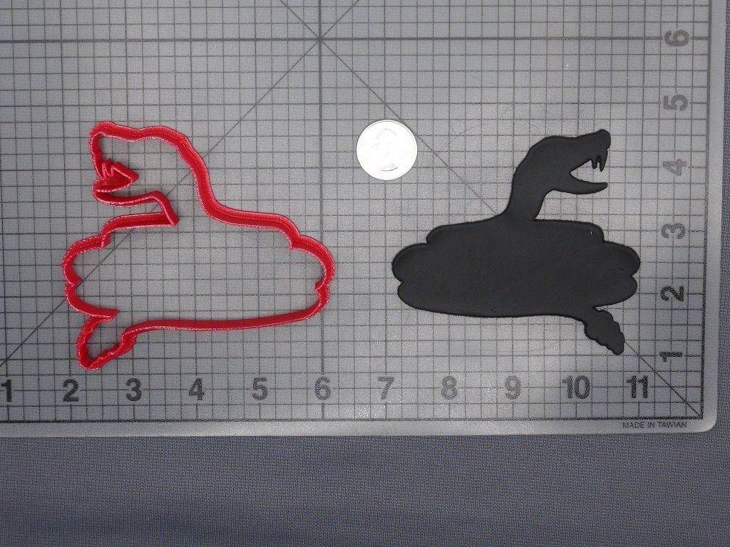 Rattle Snake 266-E372 Cookie Cutter Silhouette