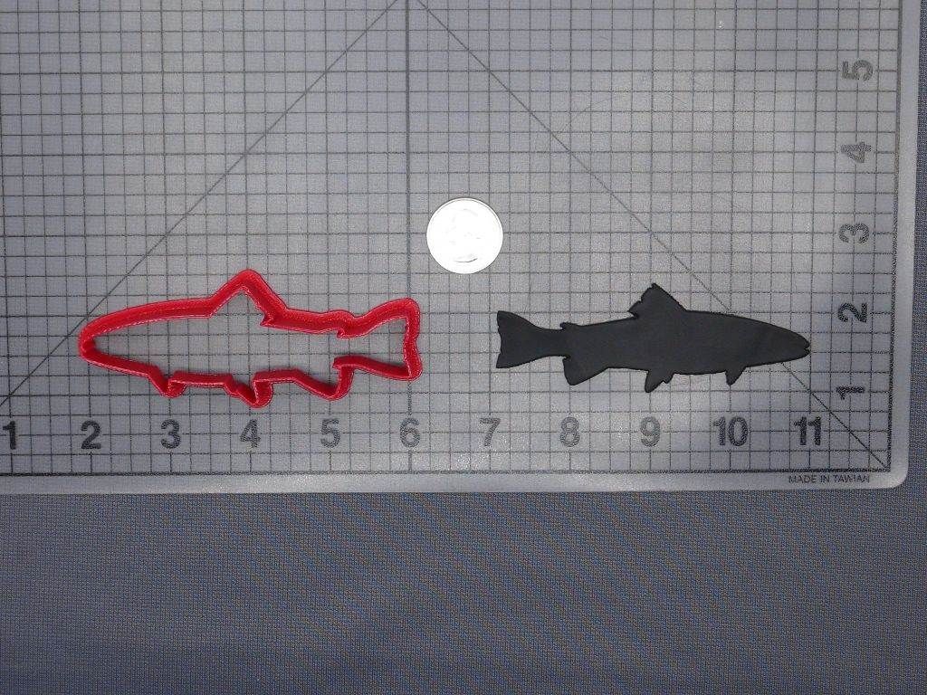 Salmon Fish 266-E432 Cookie Cutter Silhouette